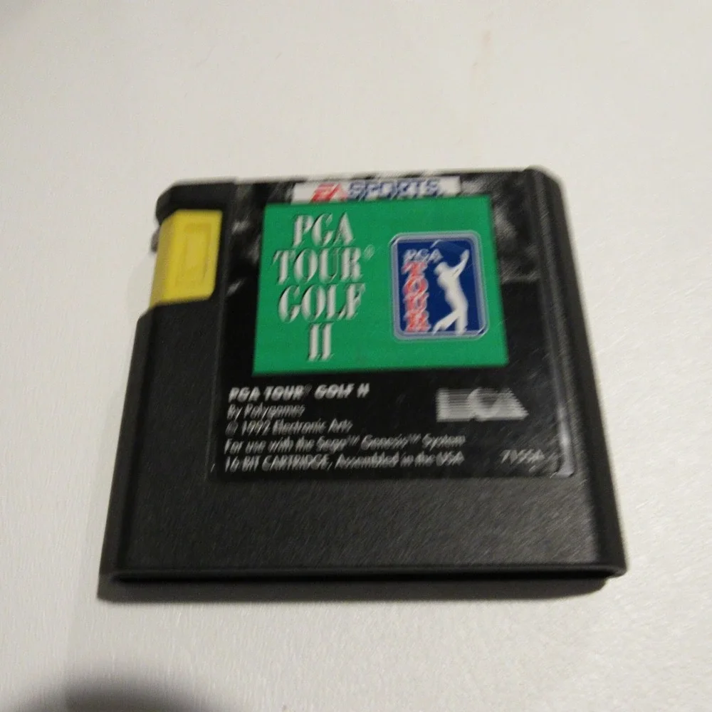PGA Tour Golf II 2 (Sega Genesis, 1992) Authentic Cartridge Only